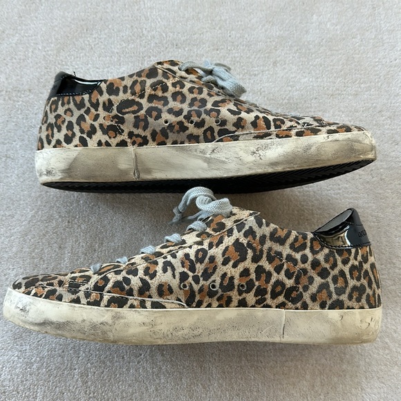 Golden Goose Women's Super-Star in leopard print leather - Picture 3 of 7
